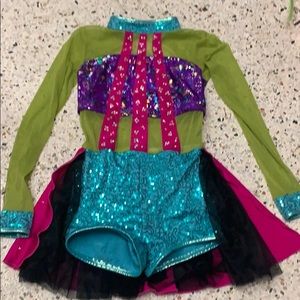 Girls jazz or musical theatre solo costume.